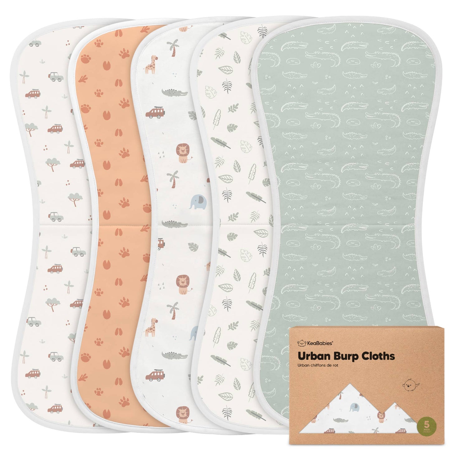 Wilderness Urban Burp Cloths