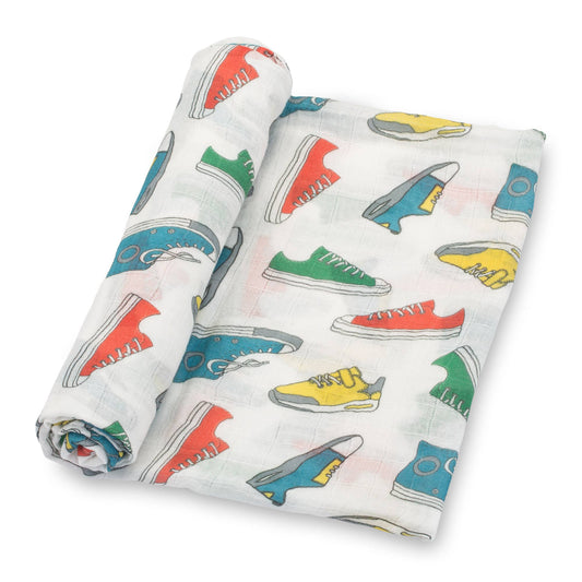 Sole Mates Swaddle Blanket