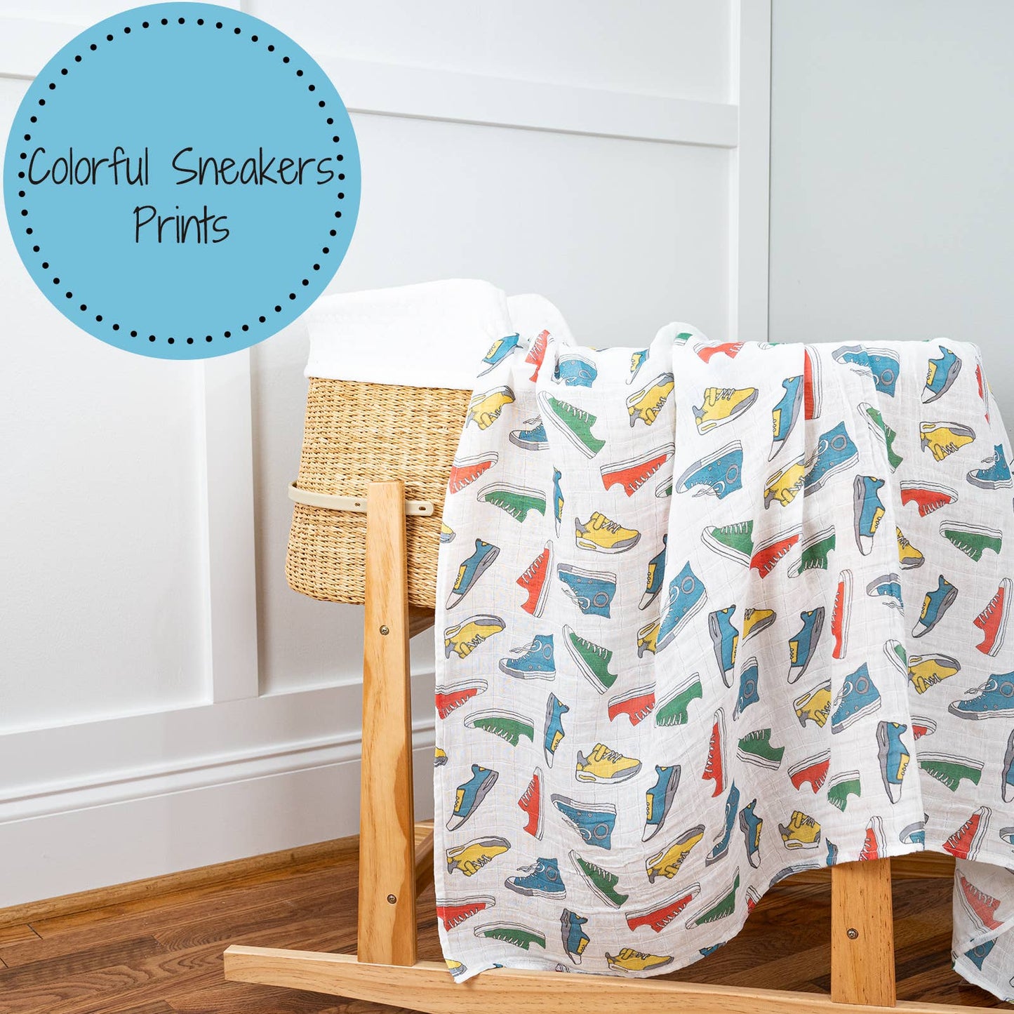 Sole Mates Swaddle Blanket