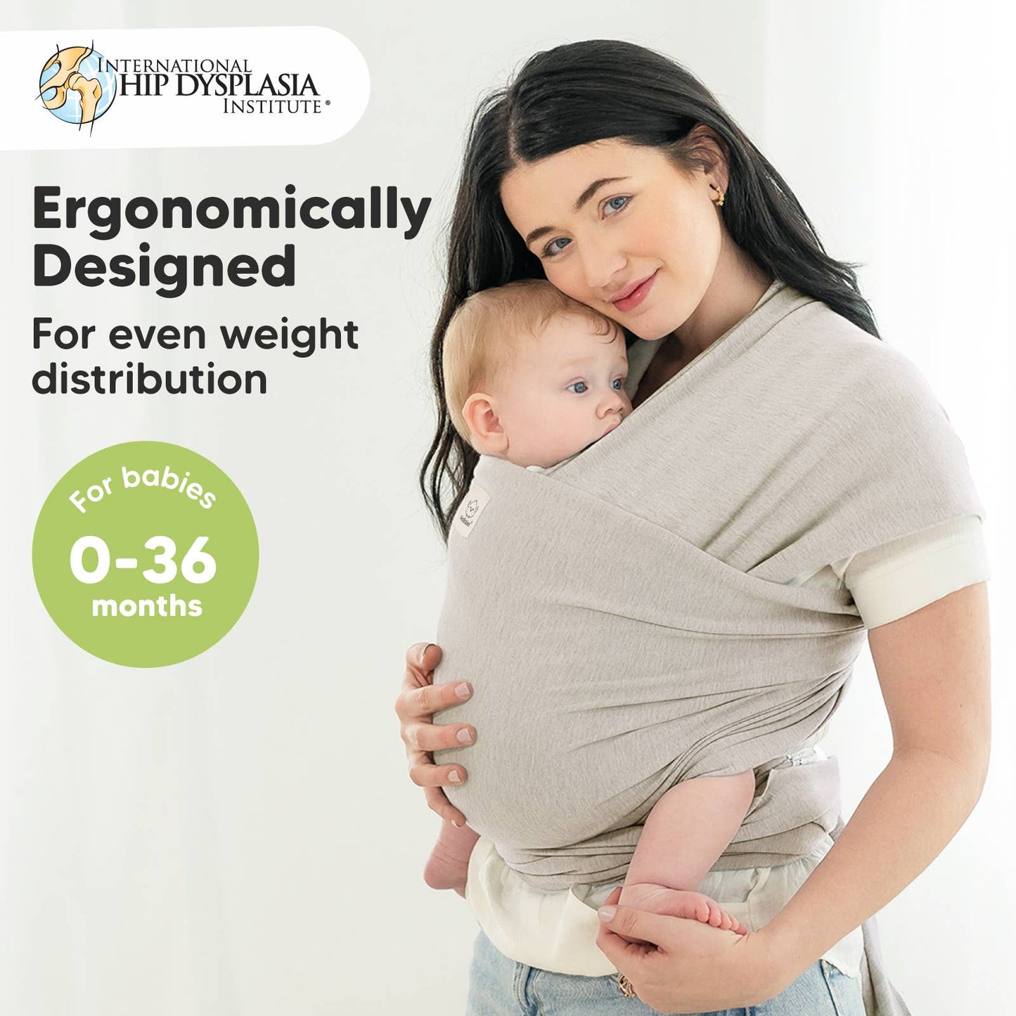 Stone Gray Baby Wrap