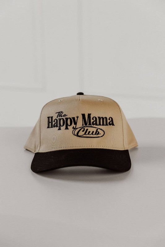 Happy Mama Club Embroidered Trucker Hat