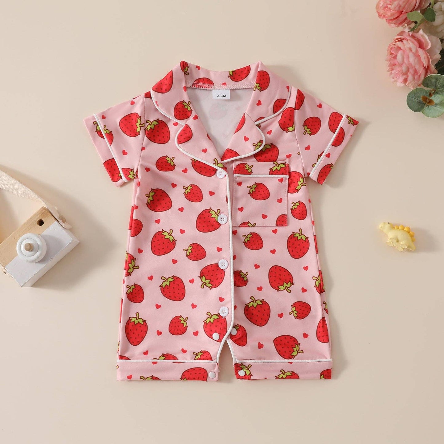 Girly Girl Pajama Romper