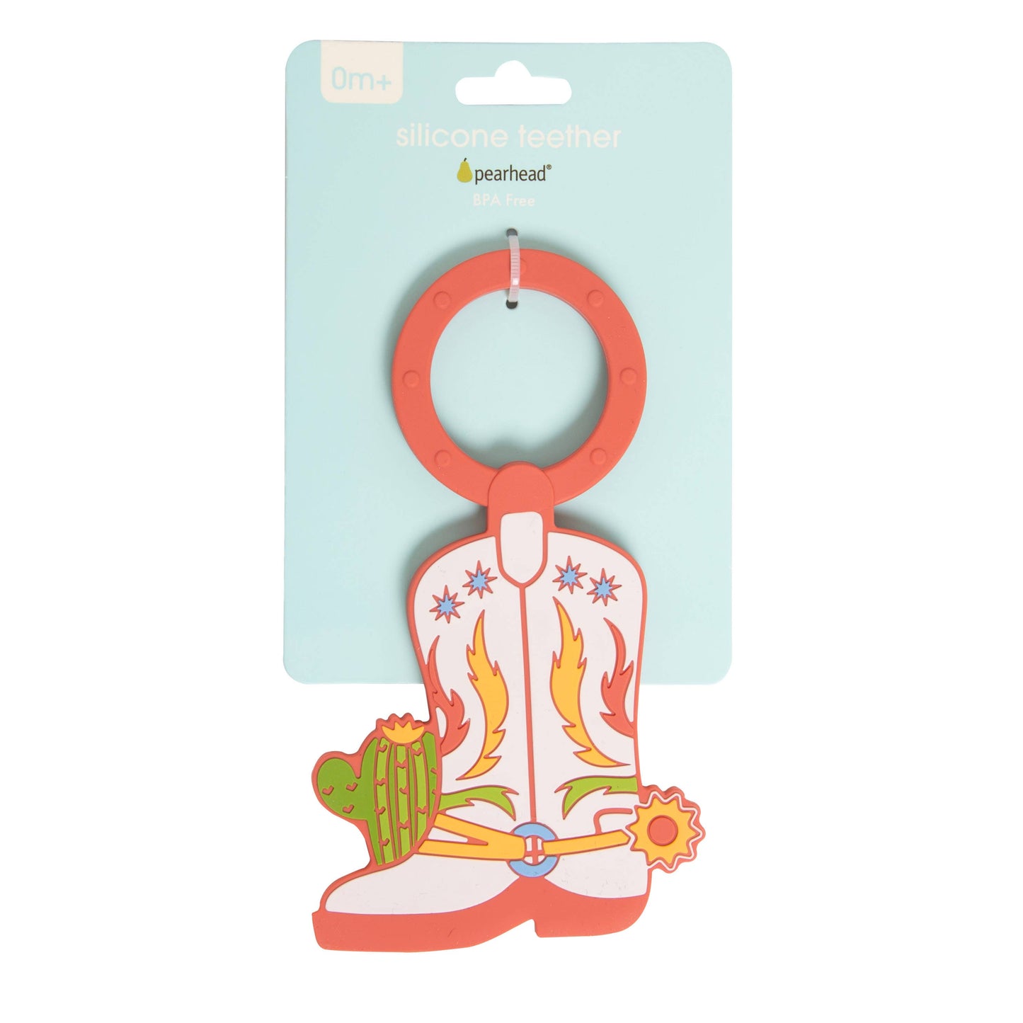 Western Cowboy Boot Teether