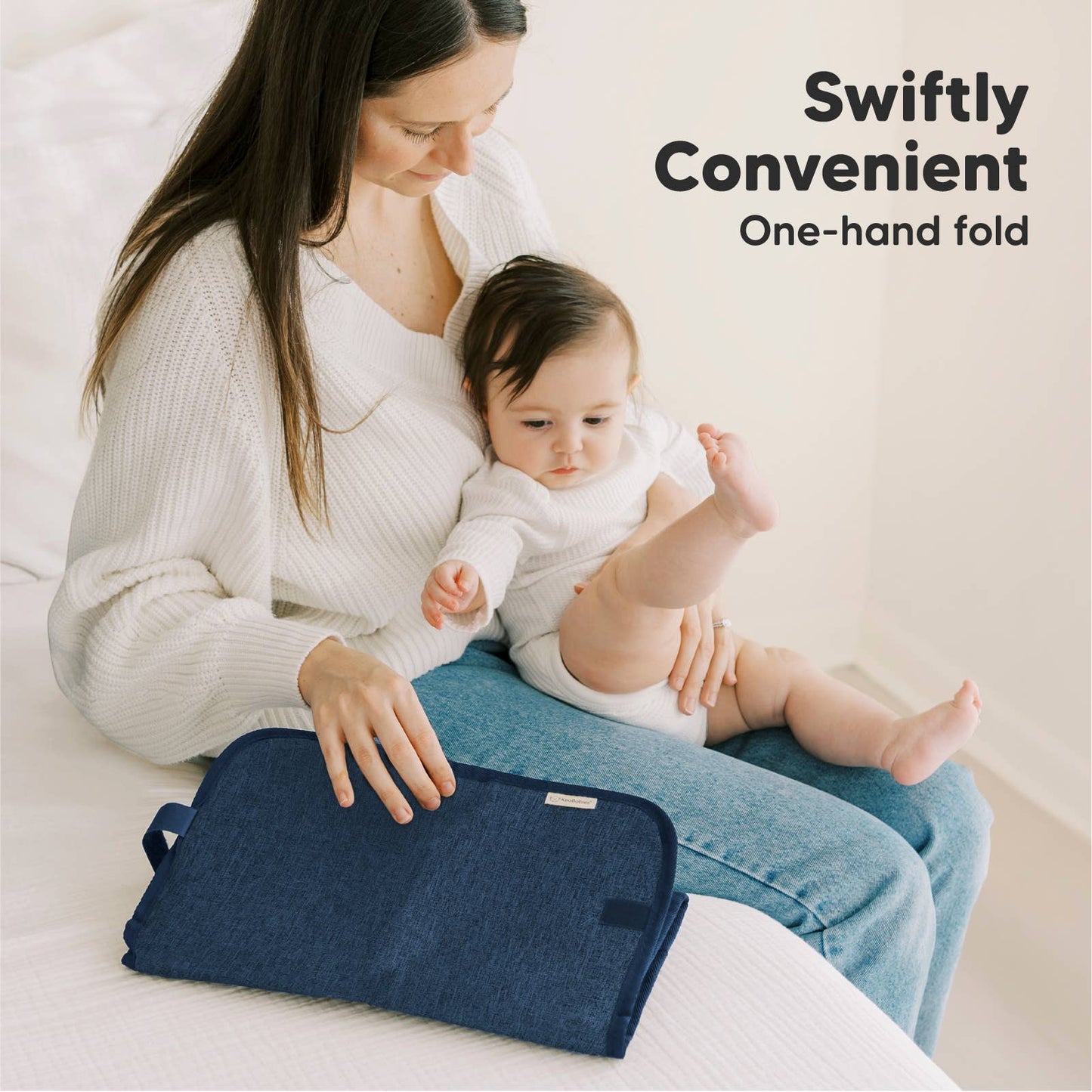Navy Blue Diaper Changing Mat