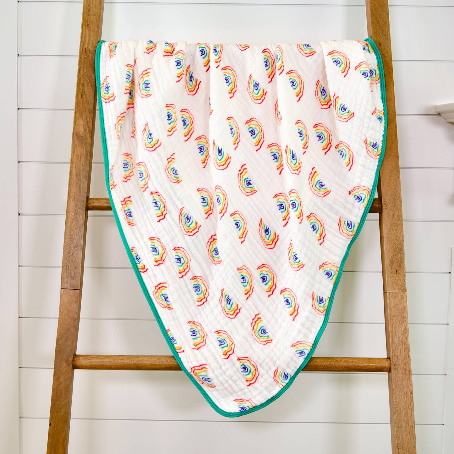 Somewhere Over The Rainbow Muslin Quilt
