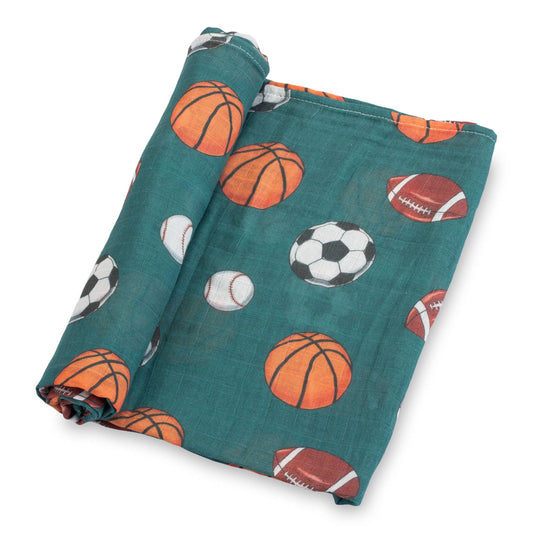 Little Athlete Swaddle Blanket