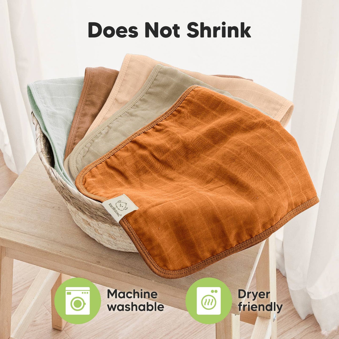 Spice Pack Muslin Burp Cloths
