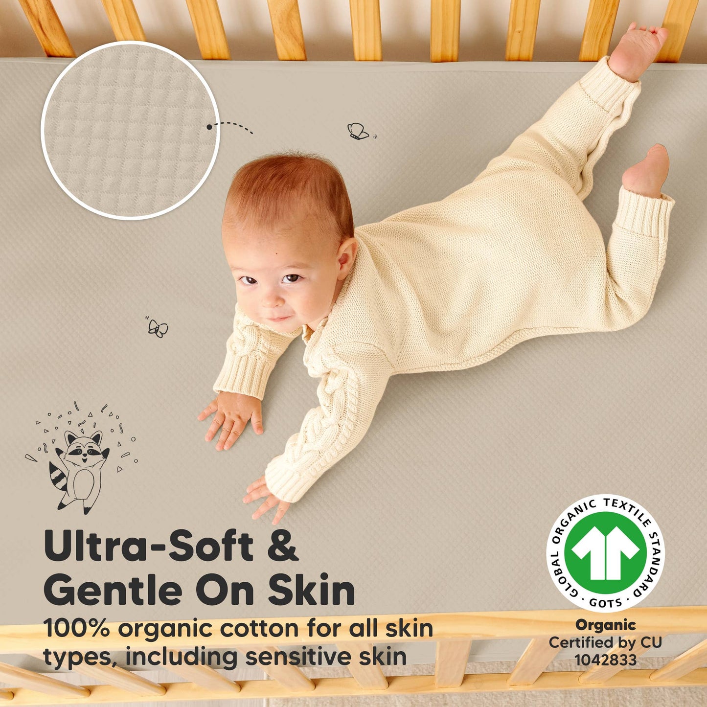 2-pack Crib Mattress Cover