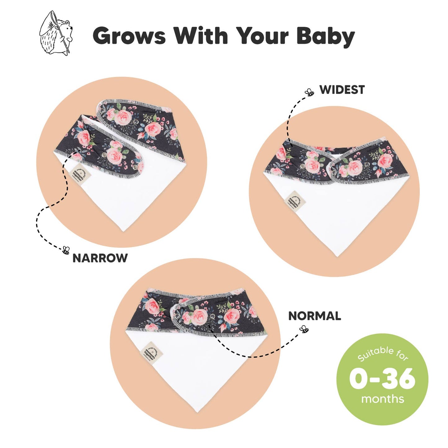 Tea Party Bandana Bibs