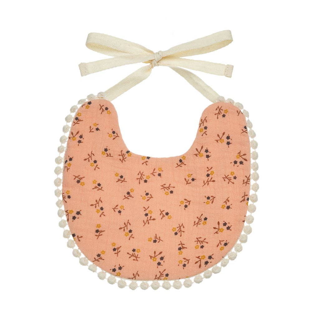Vintage Print Floral Bib