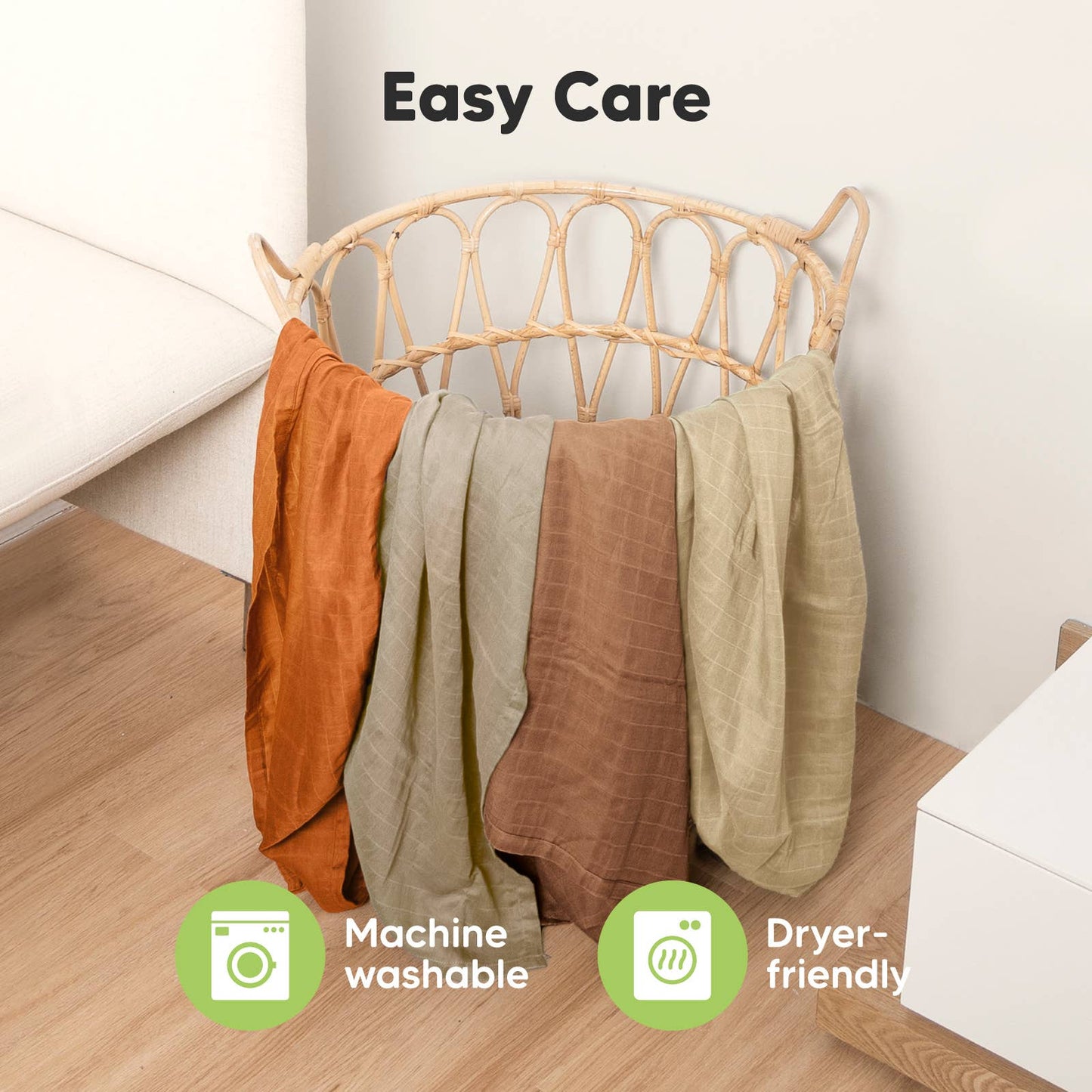 Spice Pack Muslin Swaddle Blankets
