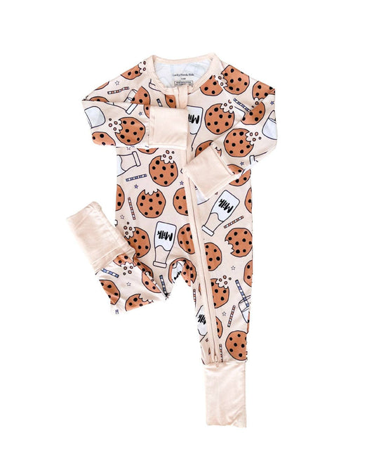 Milk & Cookies Zippy Pajamas