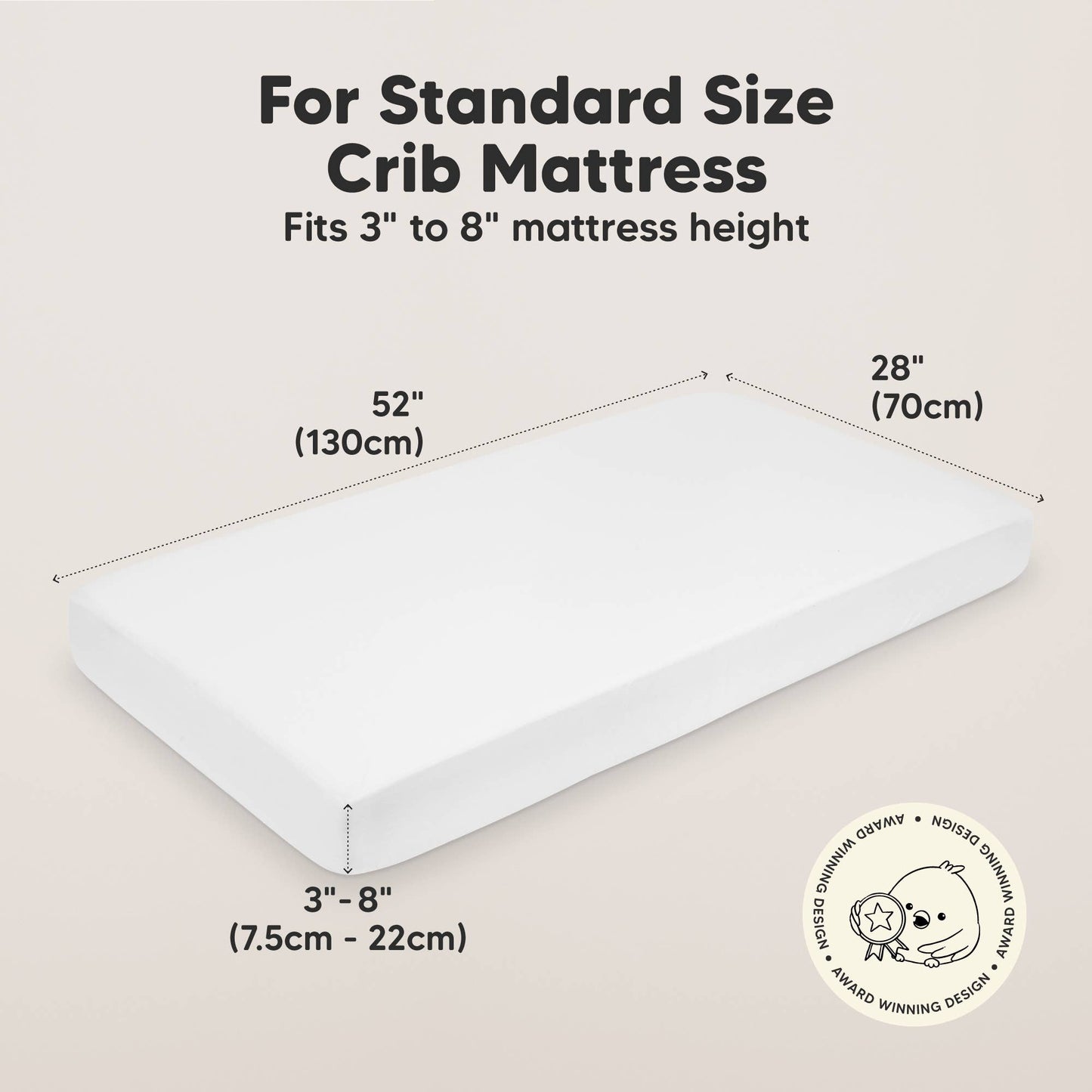 Rose Pack Fitted Crib Sheet