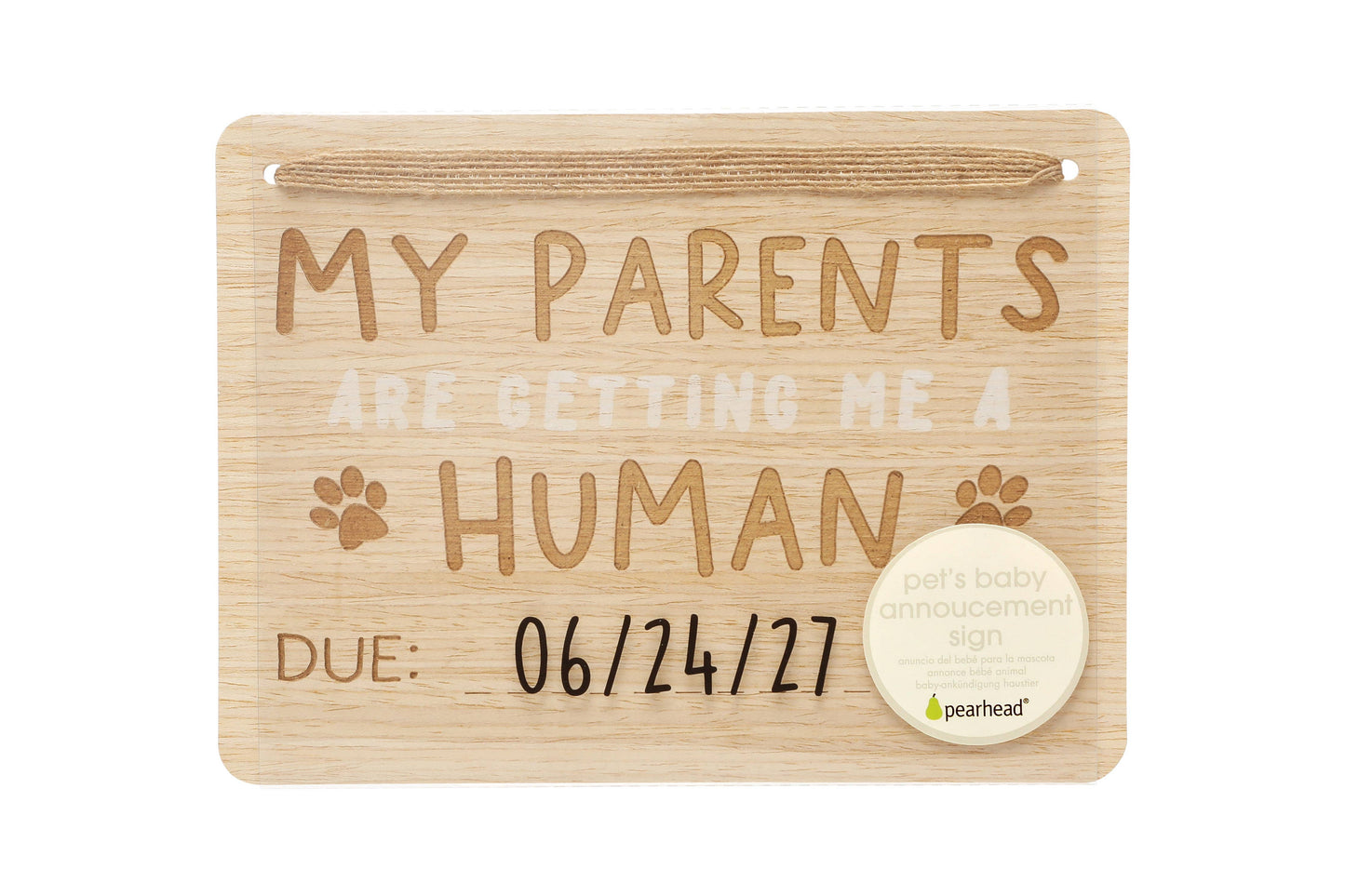 Pet Pregnancy Announcement Sign
