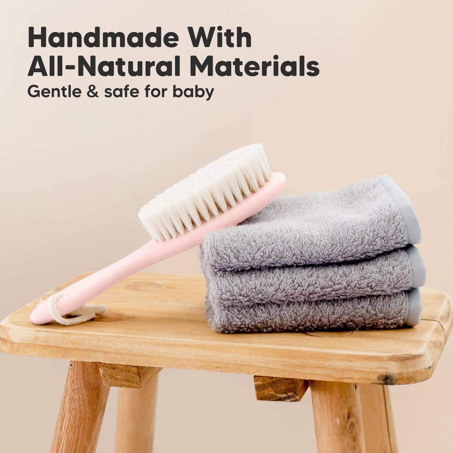 Pink - Baby Hair Brush