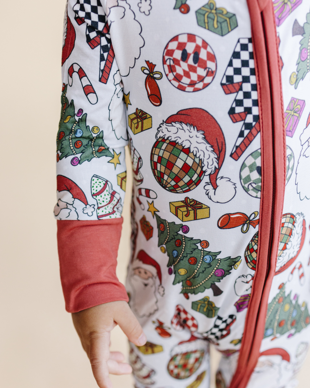 Retro Christmas Zippy Pajamas