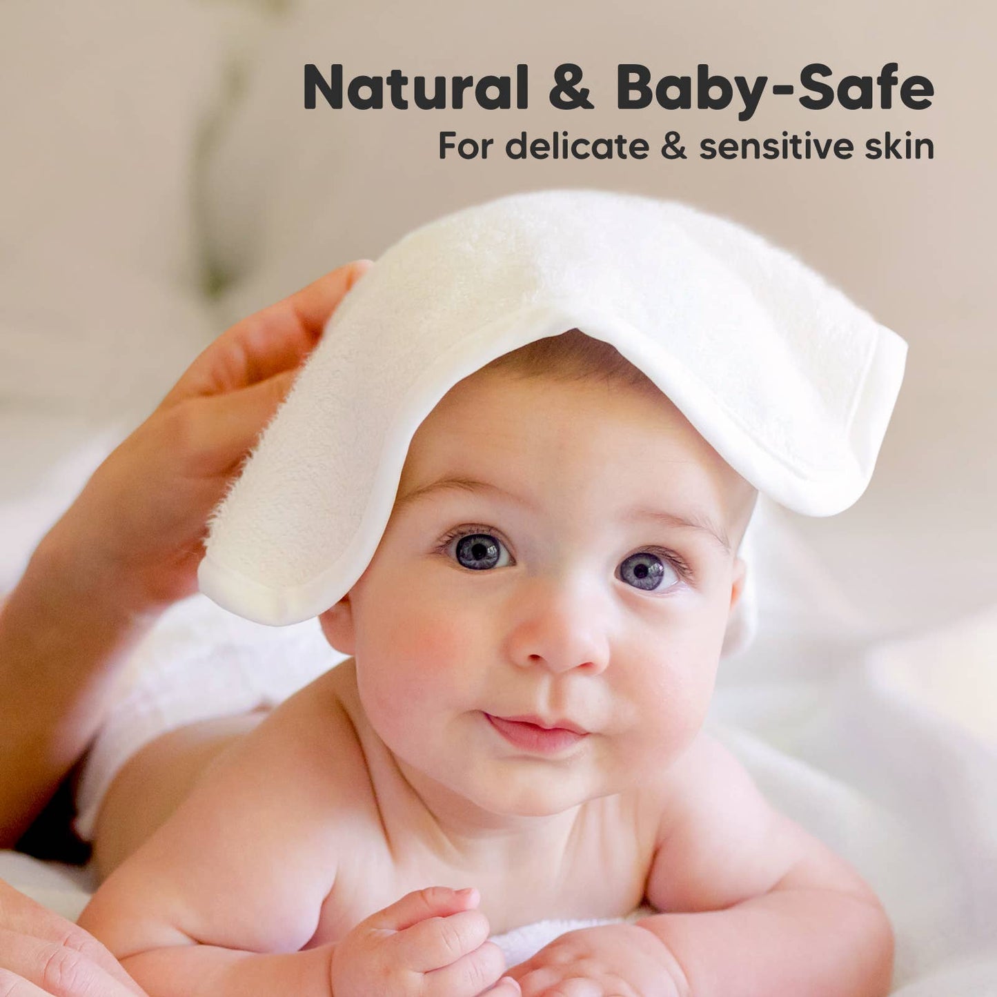 White Pack Baby Wash Cloths