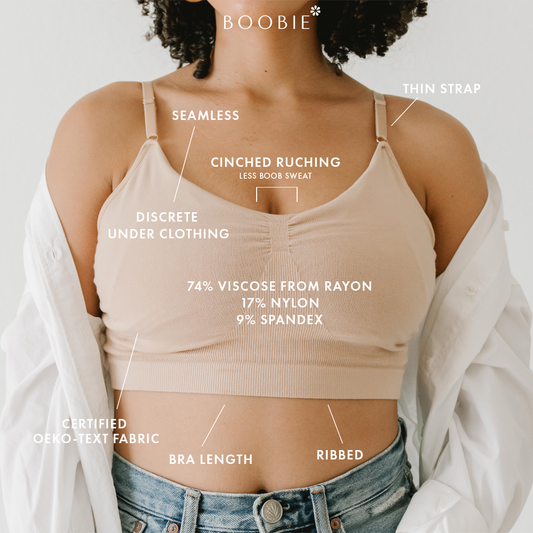 Pumping and Nursing Bralette / Beige