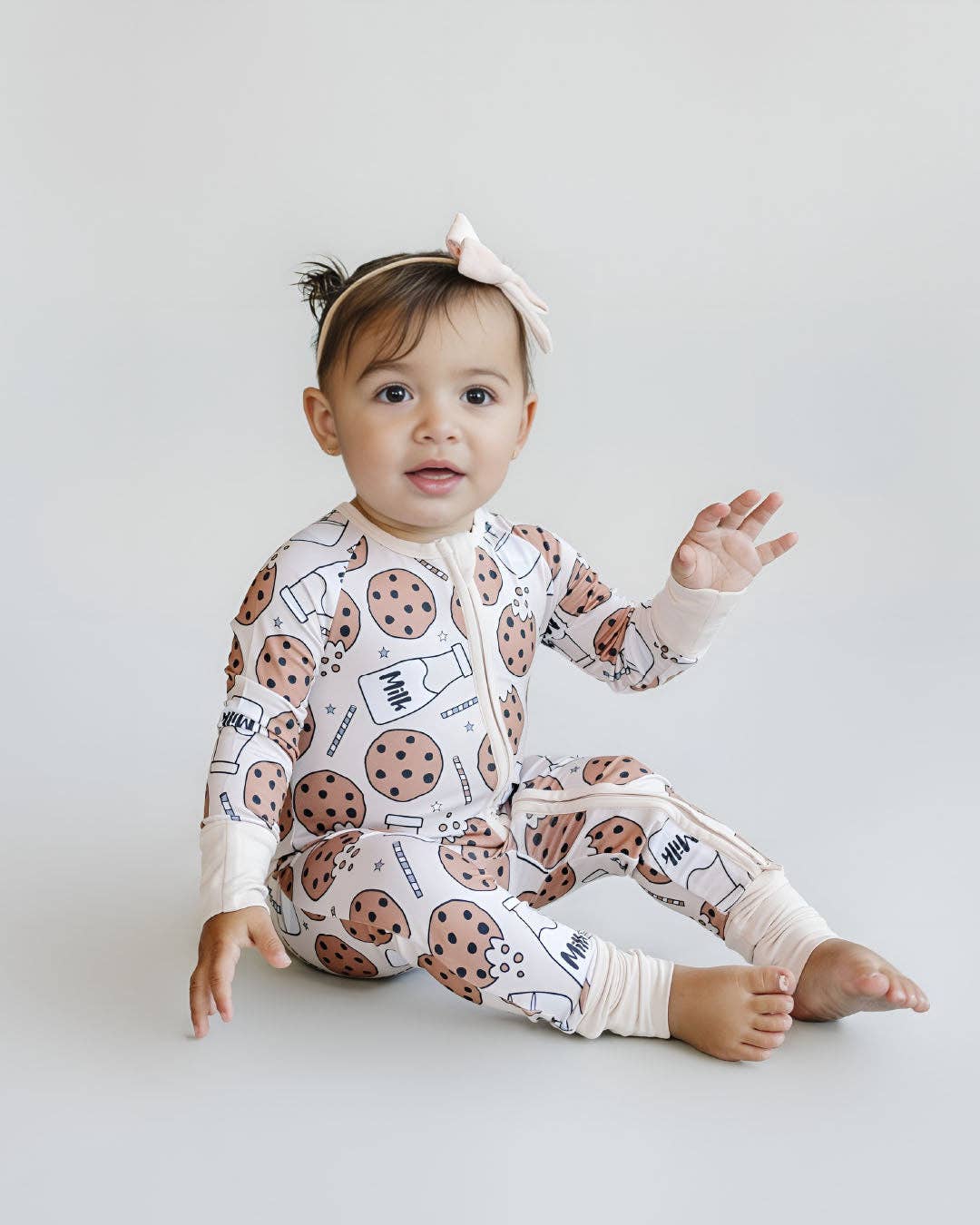 Milk & Cookies Zippy Pajamas