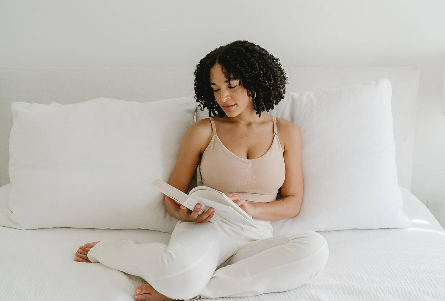 Pumping and Nursing Bralette / Beige