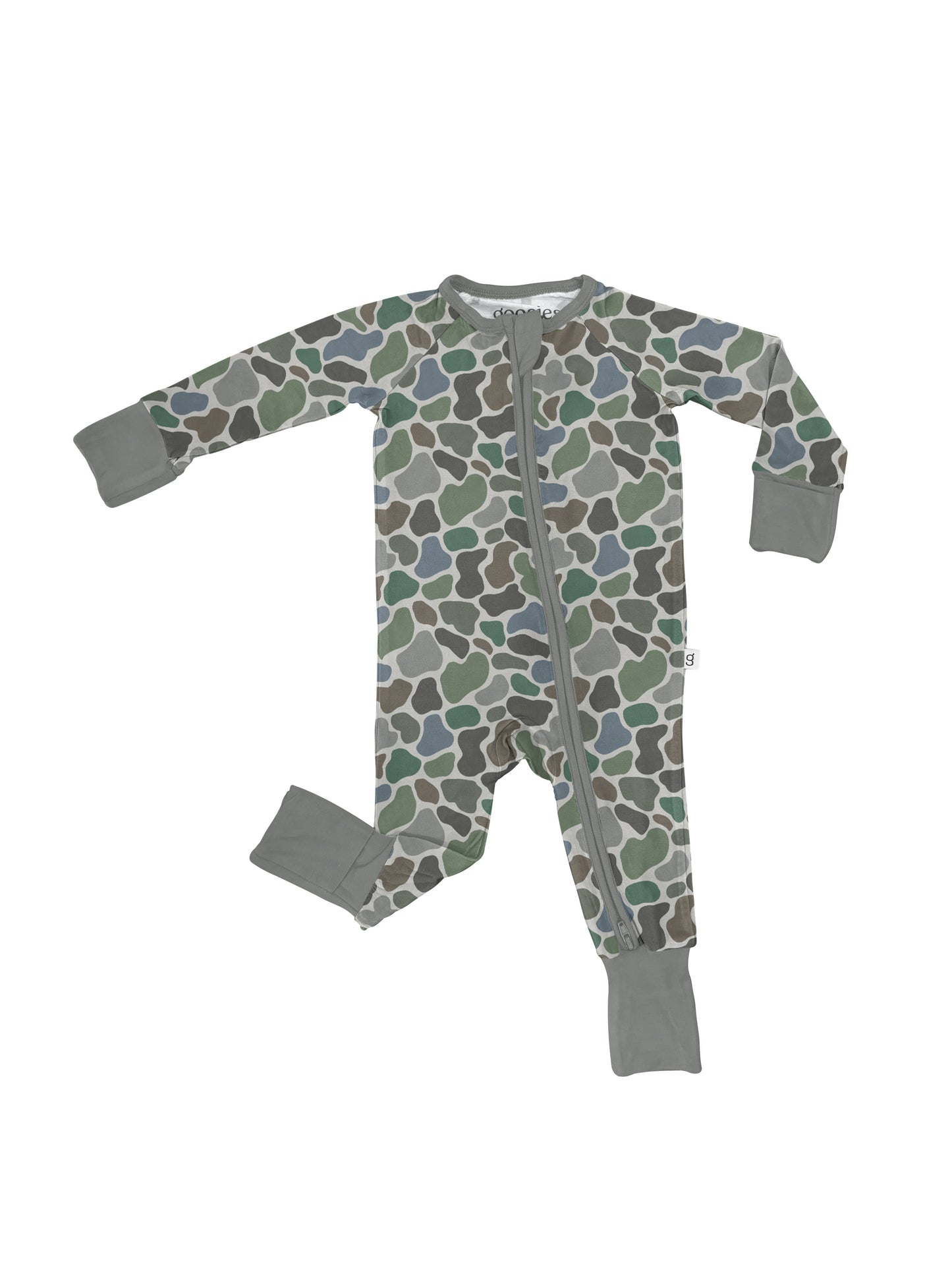 Pebble Camo - Zippy Convertible PJs