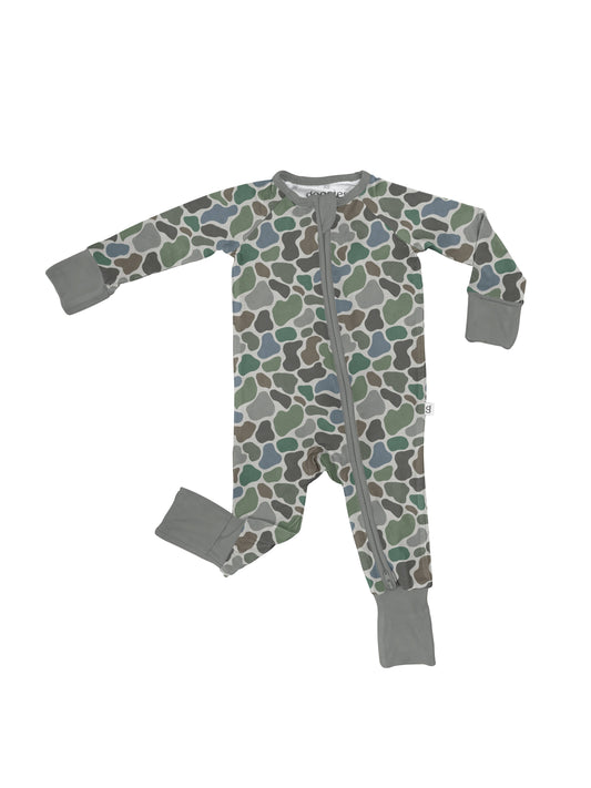 Pebble Camo - Zippy Convertible PJs