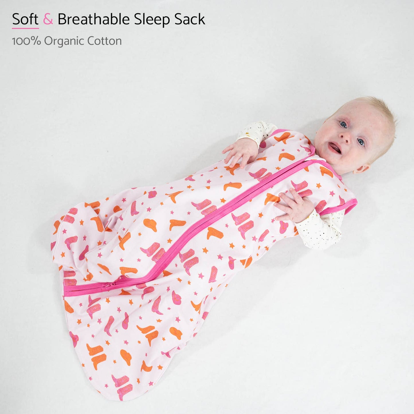 Life is Better in Pink Boots Sleep Sack