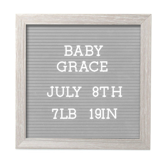 Rustic Wooden Letterboard Set