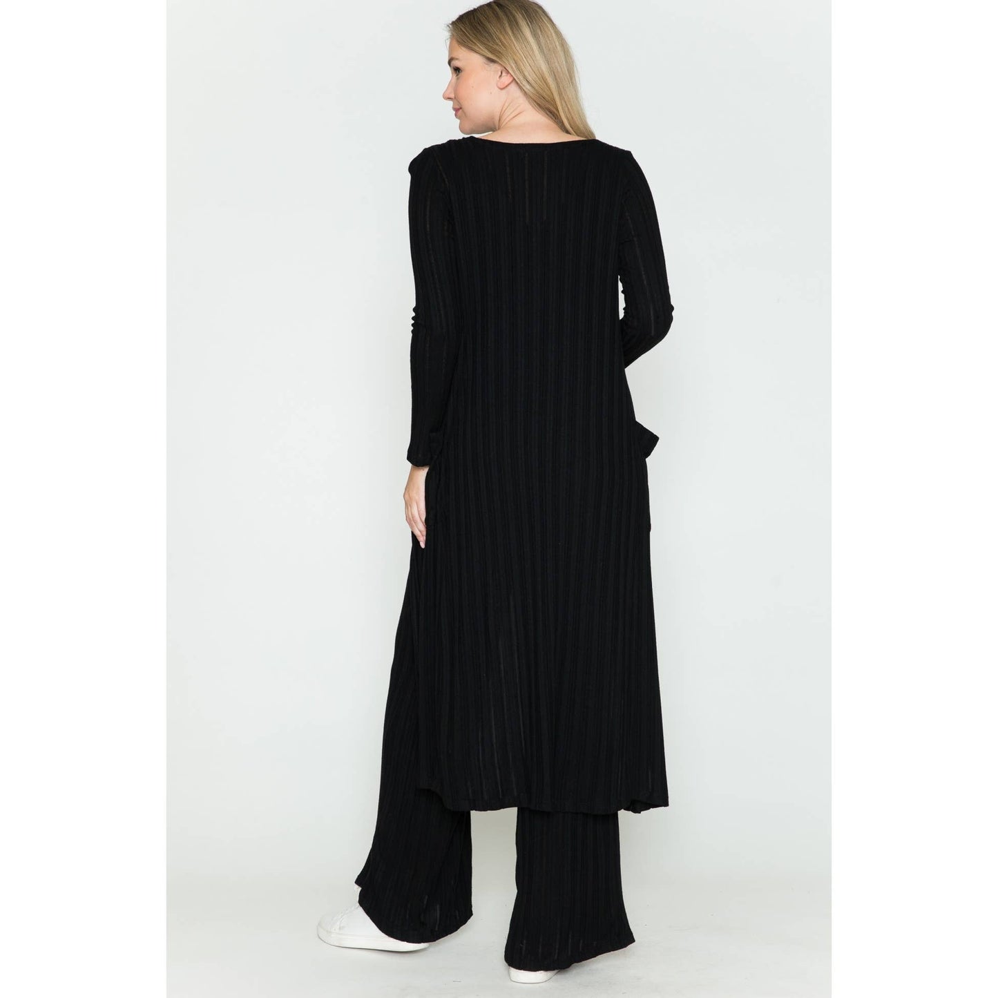 Maternity Western Jumpsuit & Maxi Cardigan Set