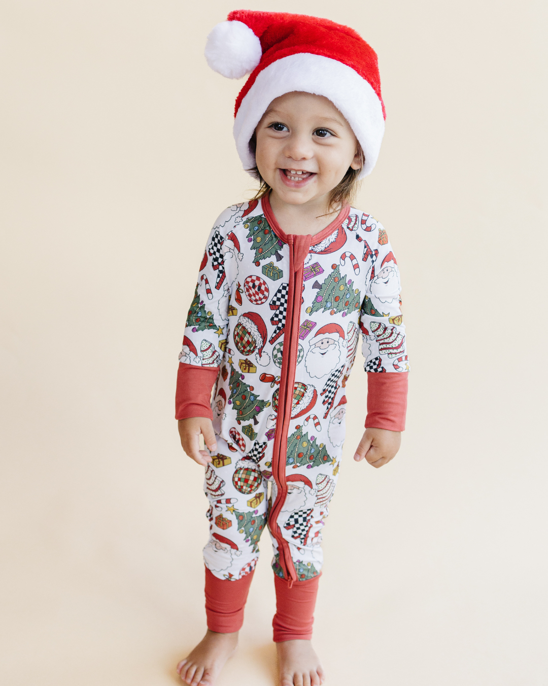 Retro Christmas Zippy Pajamas