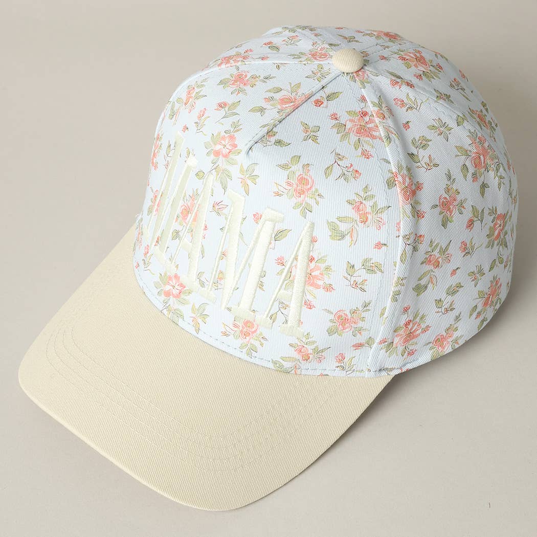 Mama Flower Trucker Hat