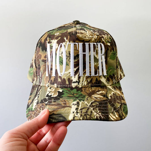 Mother Camo Embroidered Hat