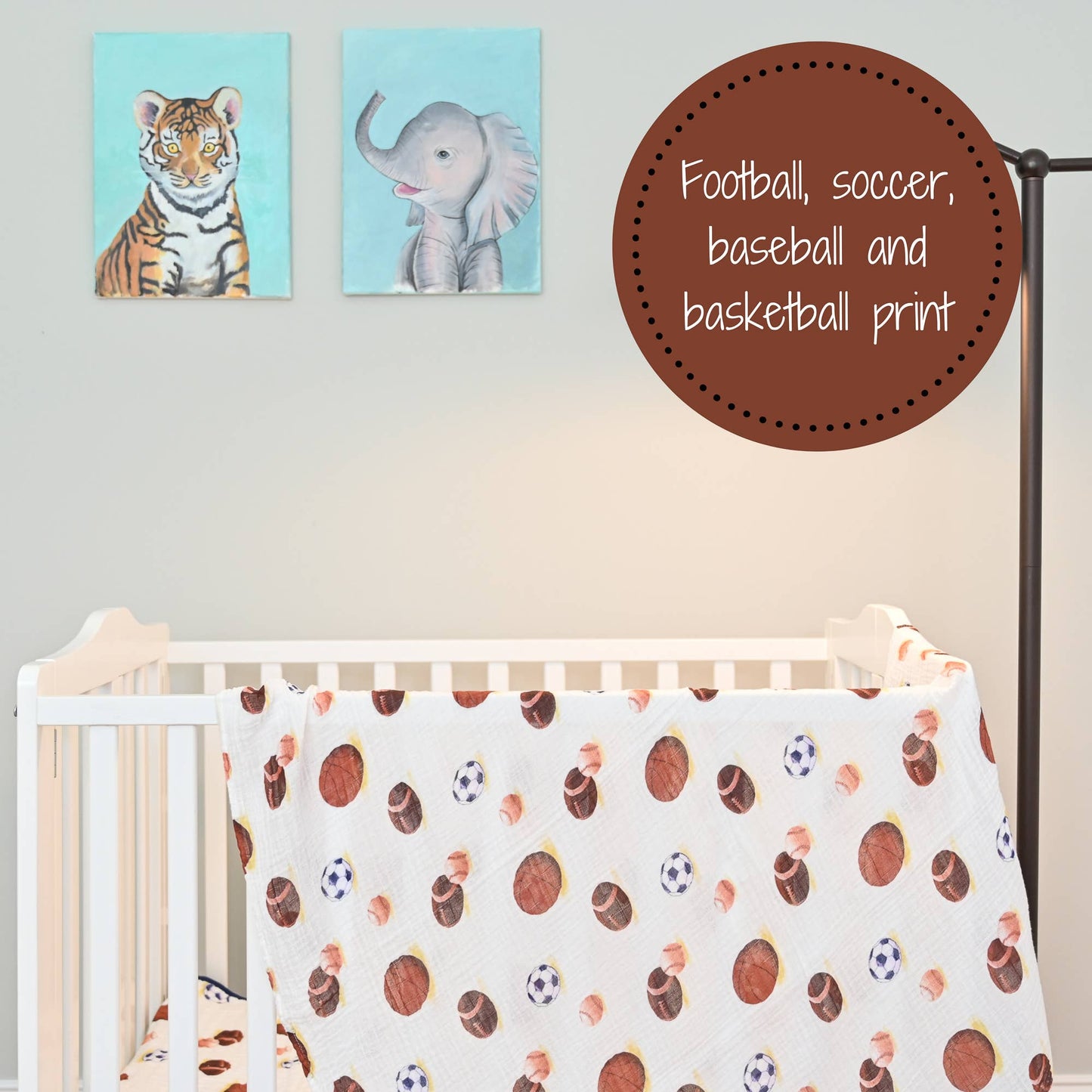 Go Sports! Swaddle Blanket