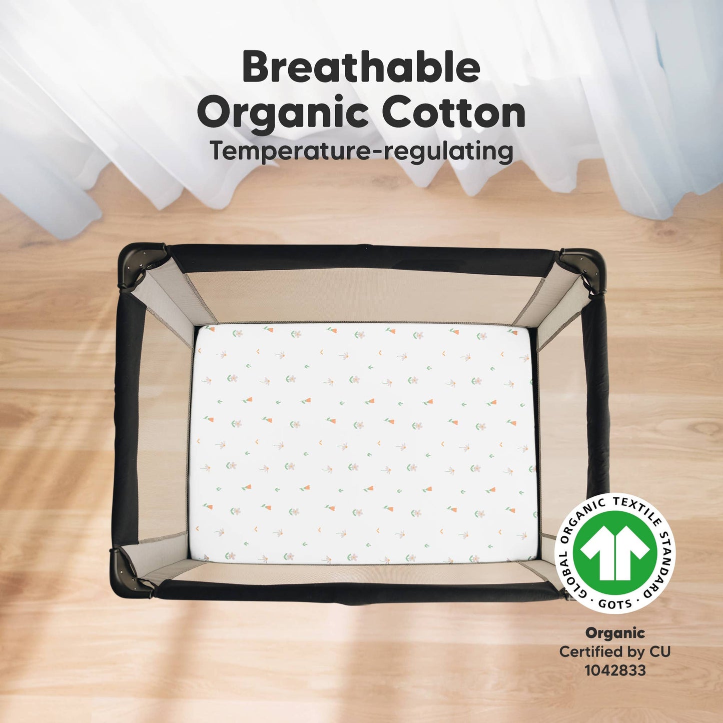 Wildflower Fitted Pack-n-Play Sheets