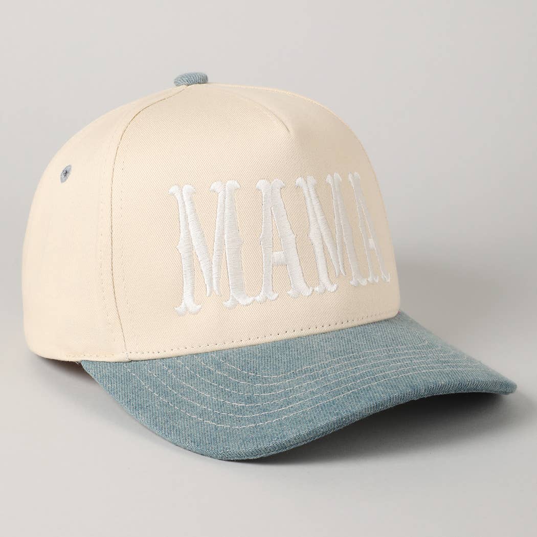Mama Embroidery Cap
