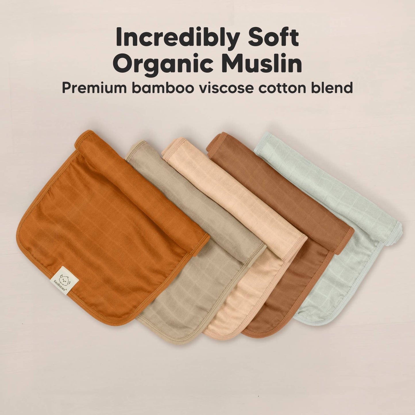 Spice Pack Muslin Burp Cloths