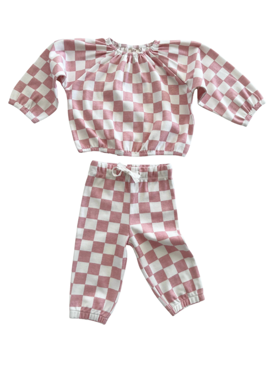 Strawberry Shortcake Checkerboard Top + Pant