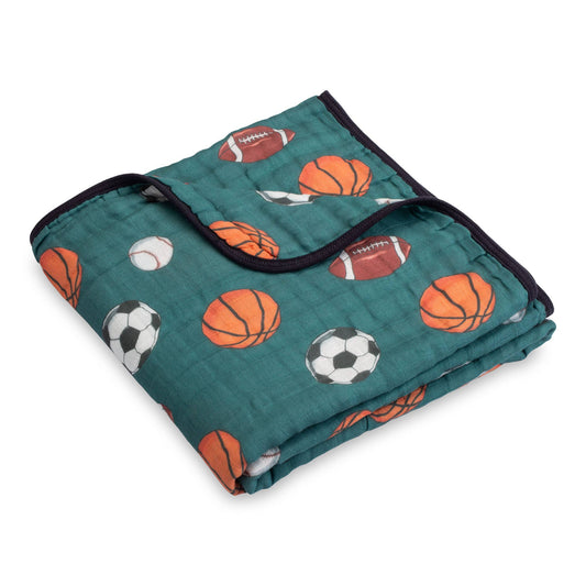 Little Athlete Muslin Quilt