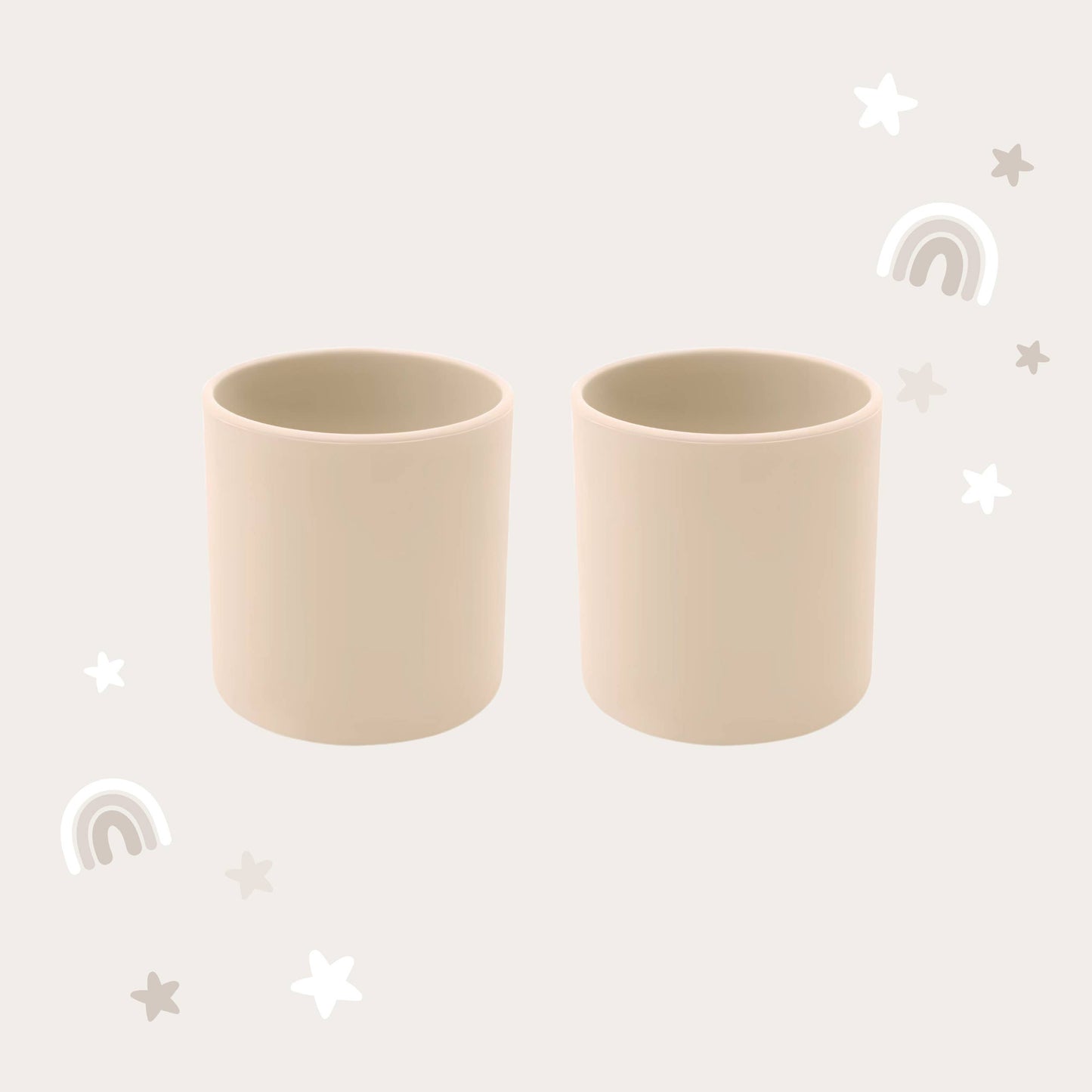 Toddler Dinnerware Cups - Almond