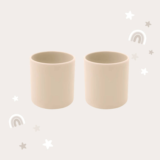 Toddler Dinnerware Cups - Almond