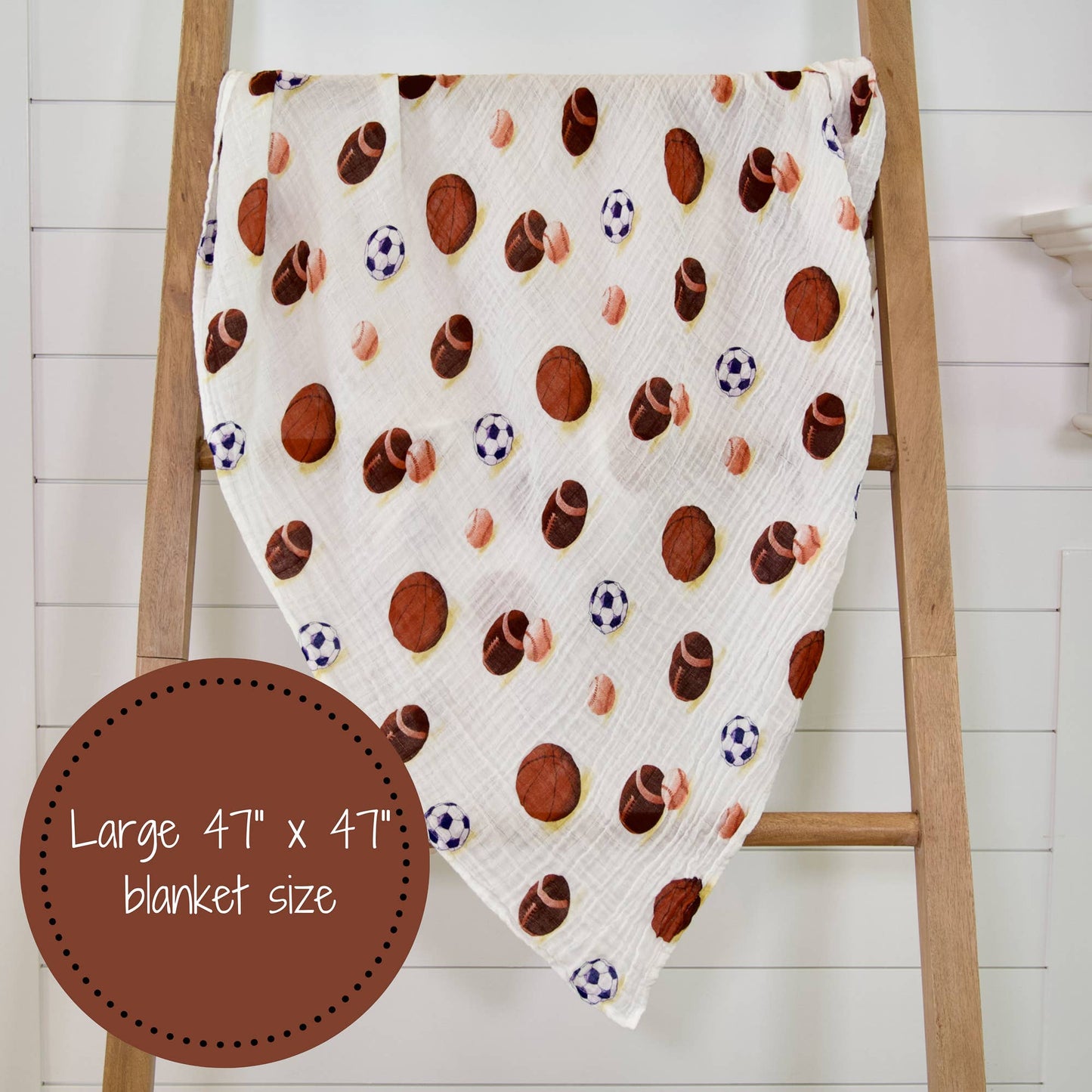 Go Sports! Swaddle Blanket