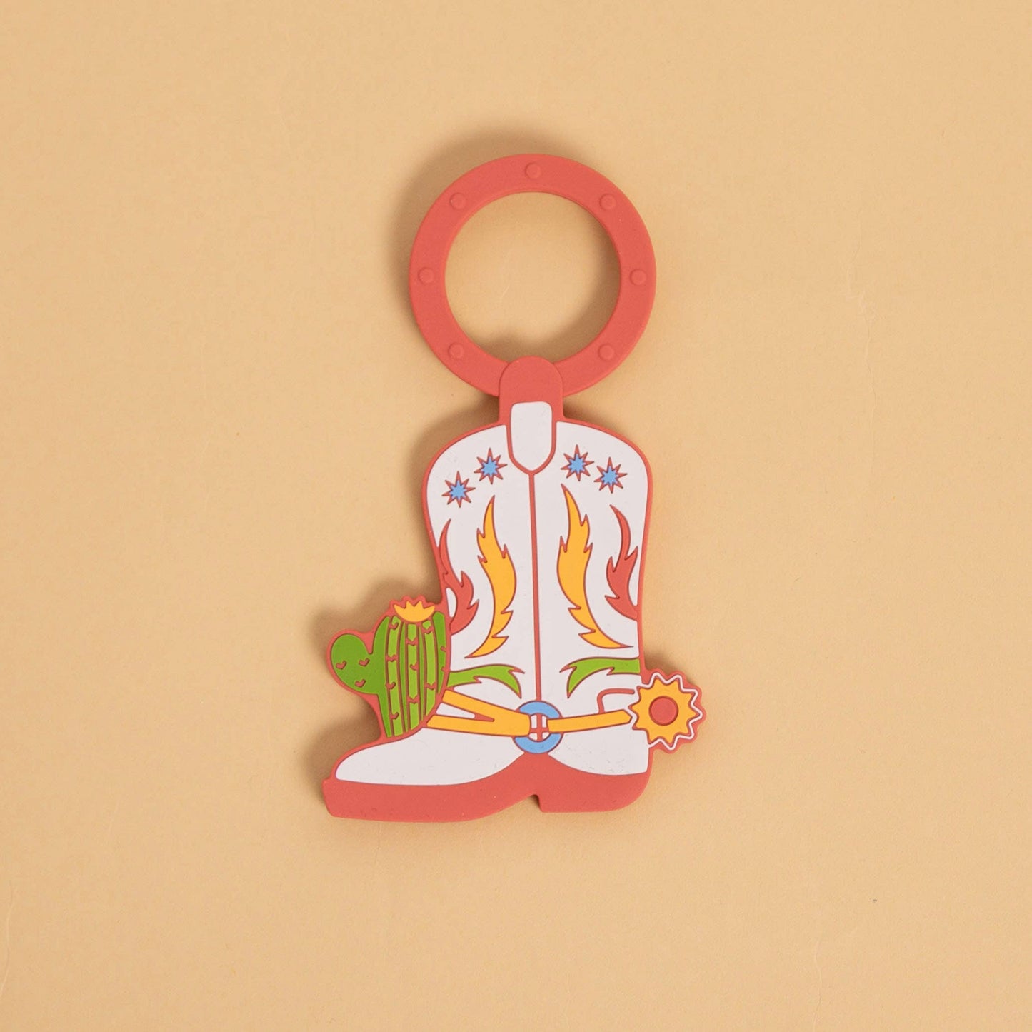 Western Cowboy Boot Teether