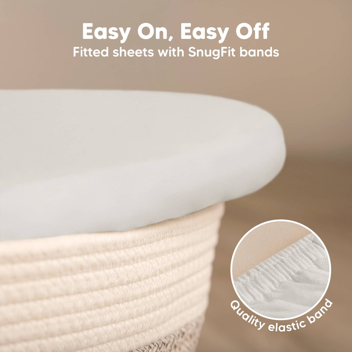 Sage Pack Fitted Bassinet Sheets