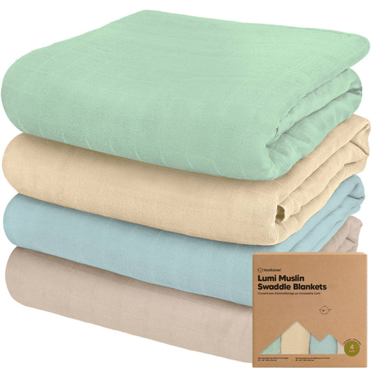 Mirage Pack Muslin Swaddle Blankets