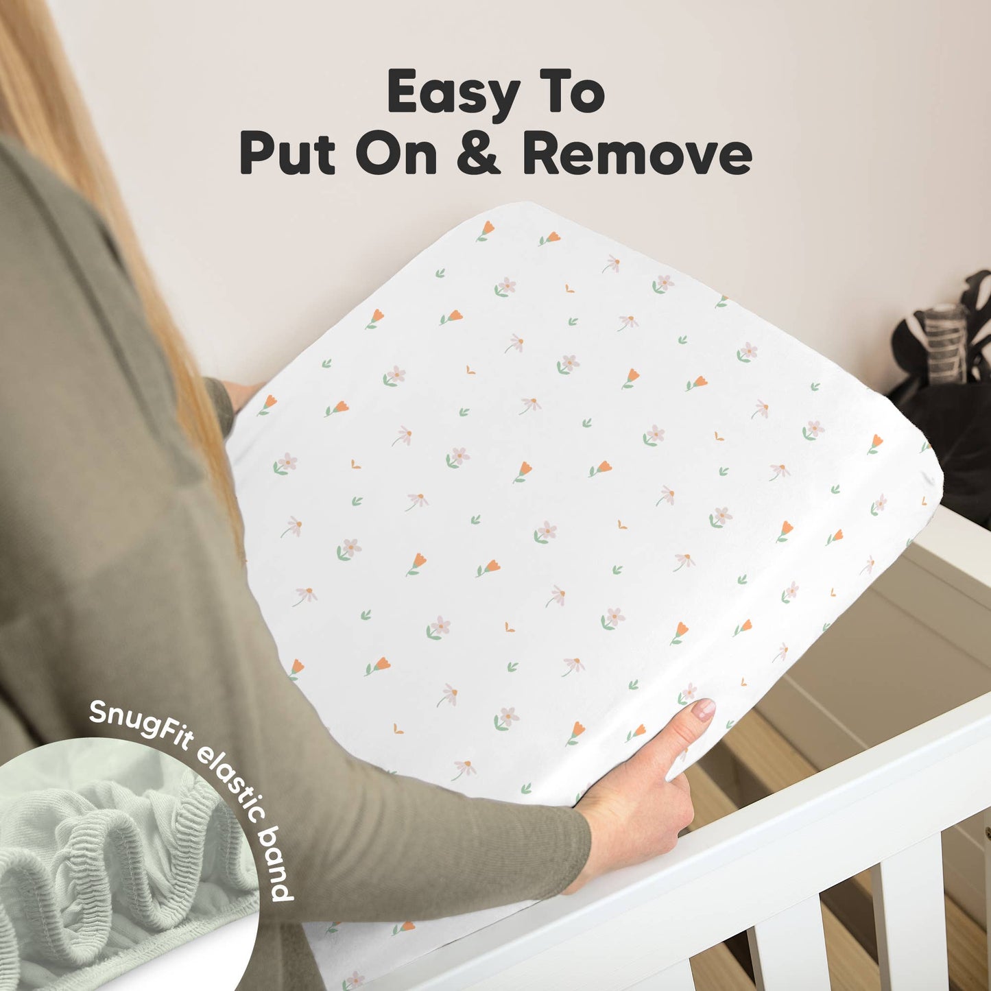 Wildflower Fitted Pack-n-Play Sheets