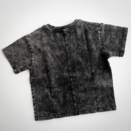 Classic Black Acid Wash Tee