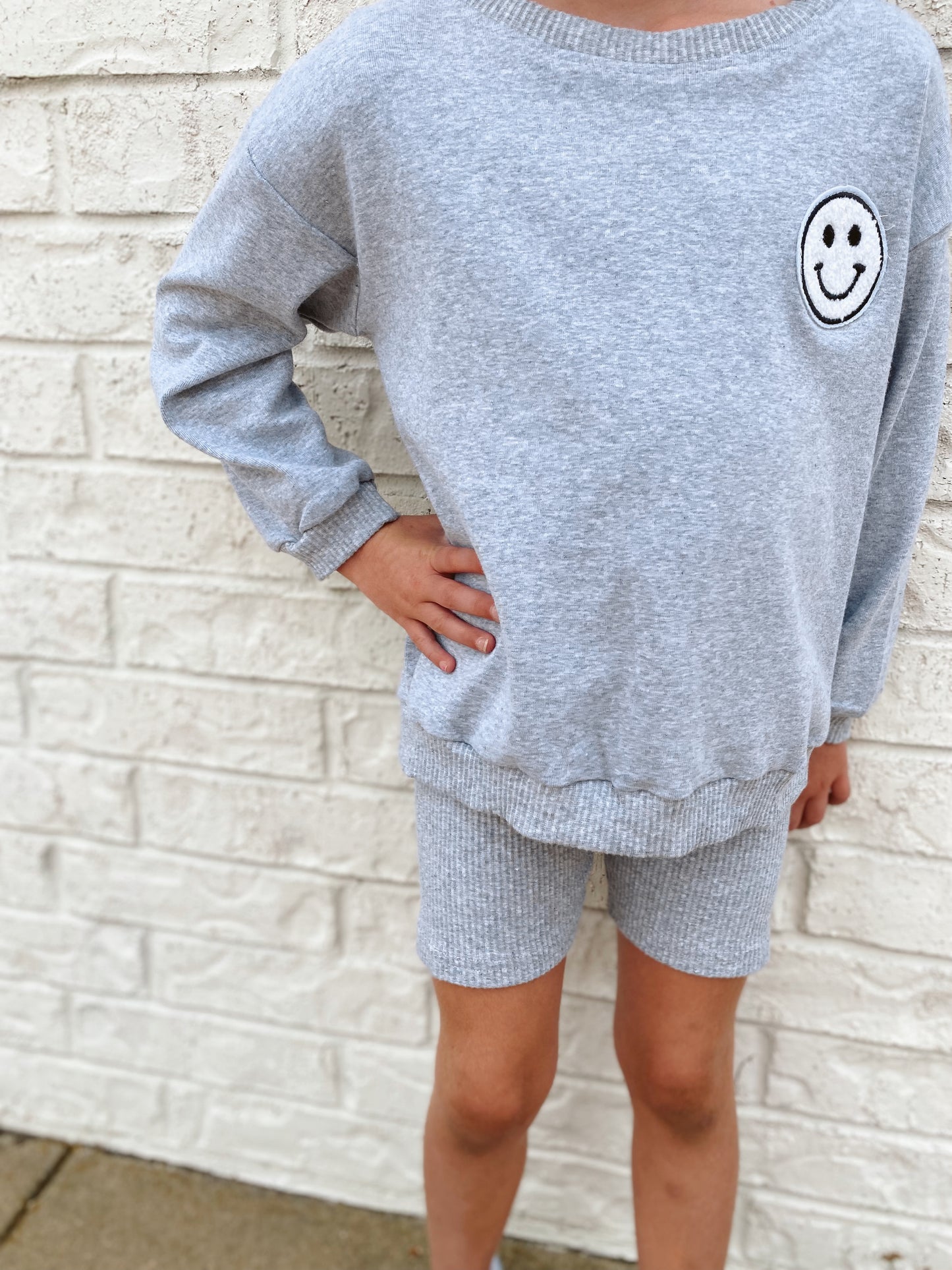 Biker Shorts Set | Gray