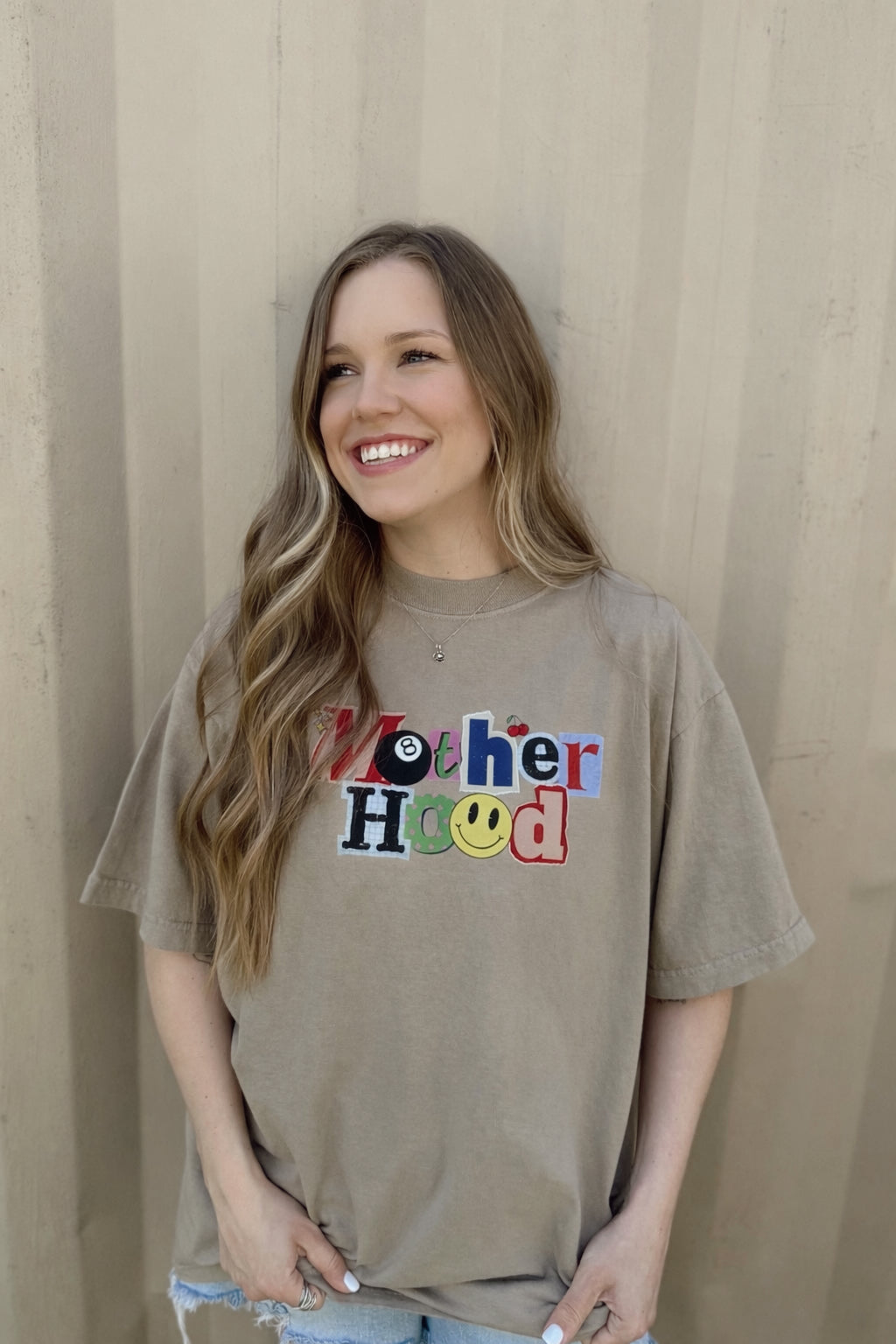 Motherhood Retro Oversized Graphic Tee