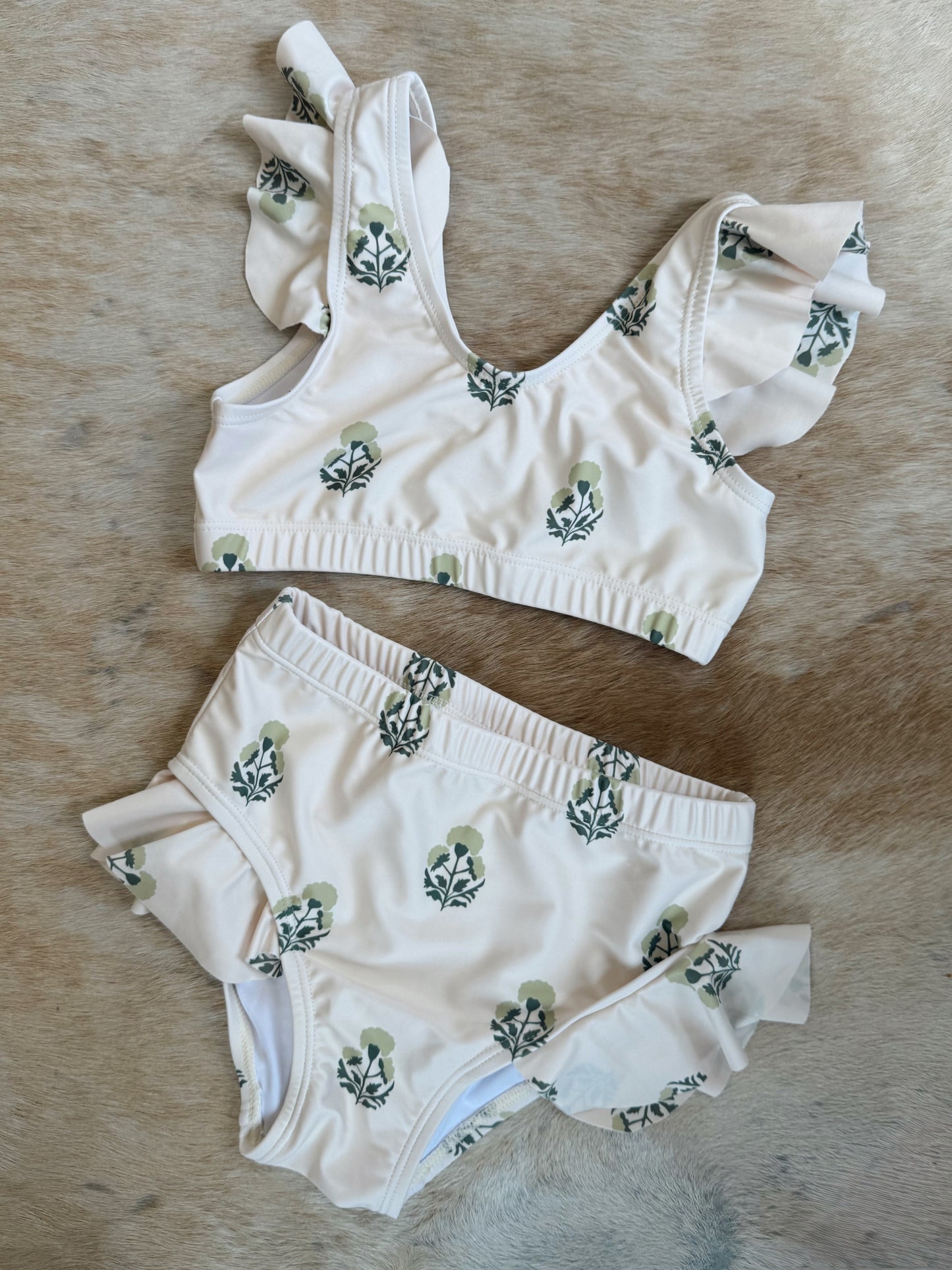 Girl's Two Piece Swimsuit | Marigold