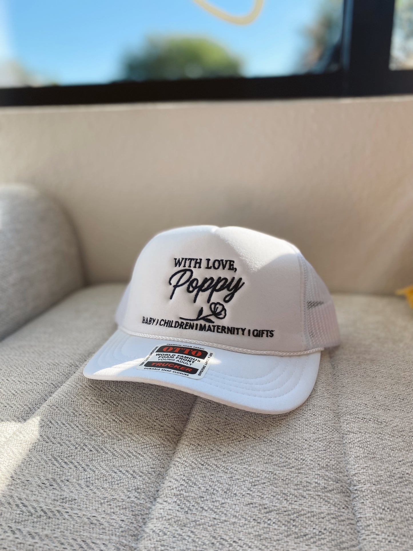 With Love, Poppy Foam Trucker Hat